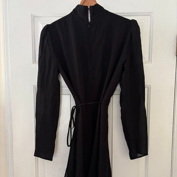 NWT Reformation Ottessa Sheer, Black Dress - Picture 4 of 6